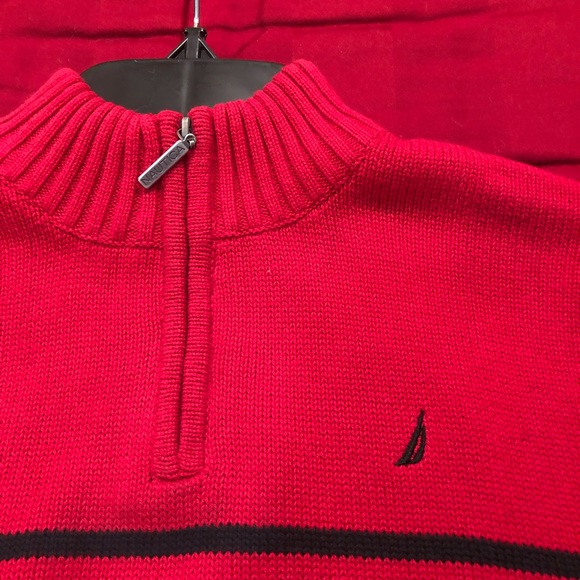 Nautica Boys Half-Zip Knit Sweater - Picture 2 of 2